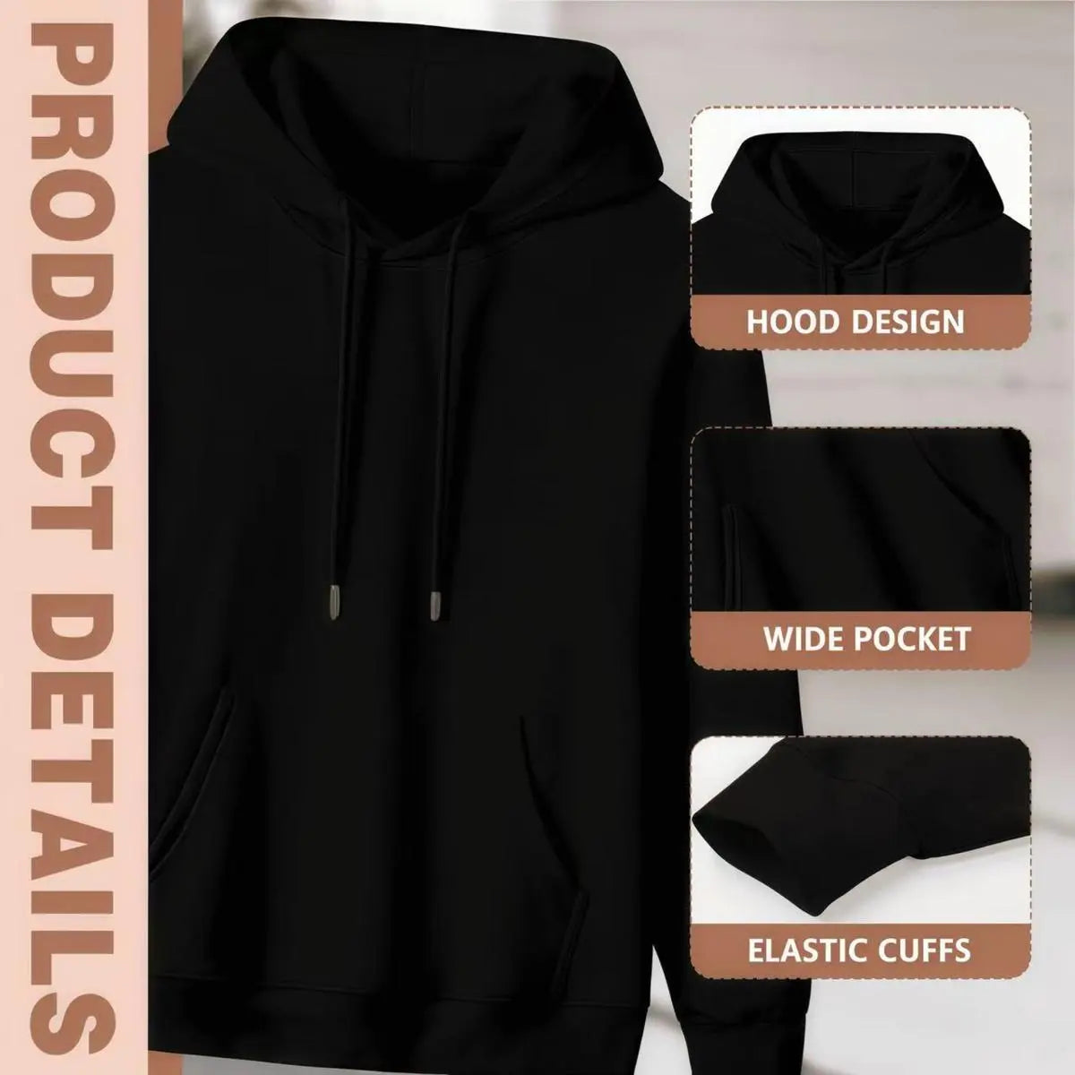 Women's Loose Fit Letter Digital Graphic Sweatshirt - Soft Fabric, Drop-Shoulder, Drawstring Hoodie, Kangaroo Pocket, Long Sleeve Pullover Sports Garment for Fall-Winter Daily Outdoor Use